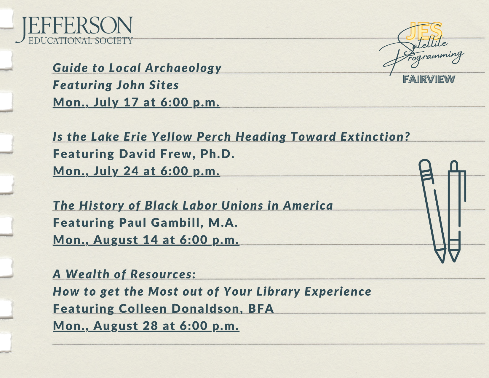 Fairview Satellite Jefferson Educational Society